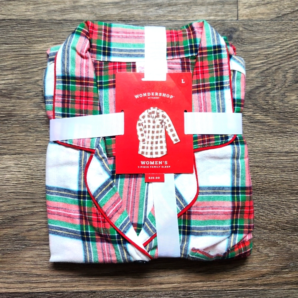 Flannel Nighgown Sleep Shirt
